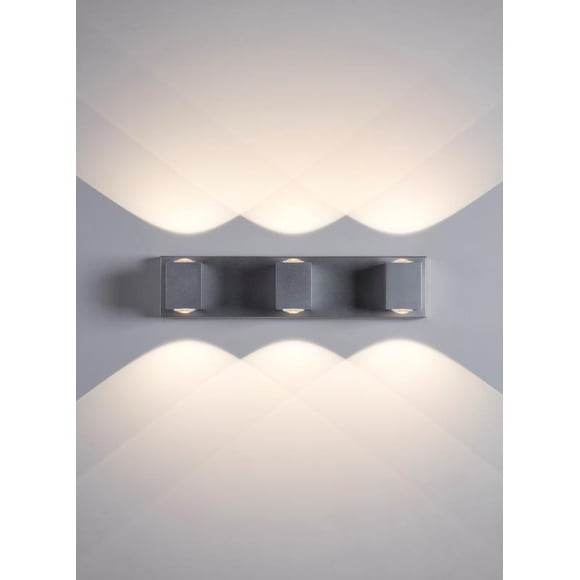 Tubicen 3 Lights LED Dimmable Bathroom Vanity Light Over Mirror, 30W 3000K Wall Sconce Lights Up and Down, Premium Aluminum Wall Lamp for Indoor Bathroom Living Room