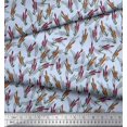 thumbnail image 2 of Soimoi Poly Georgette Fabric Lavender Floral Printed Fabric 1 Yard 42 Inch Wide, 2 of 3