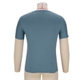 thumbnail image 3 of Posijego Men's Big & Tall T Shirts Solid Color Short Sleeve Crew Neck Shirt Mens Plain Basic Tee Tops, 3 of 6