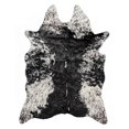 thumbnail image 2 of Luxe Faux Cowhide Rug for Rustic and Western Decor | Low Pile Faux Fur Rug with Salt/Pepper Black + White Cow Print | Cruelty-Free Fade Resistant Living Room Rugs | 5-1/4 x 7-1/2 ft, 2 of 10