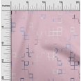 thumbnail image 2 of oneOone Cotton Poplin Light Pink Fabric Geometric Craft Projects Decor Fabric Printed By The Yard 56 Inch Wide, 2 of 5