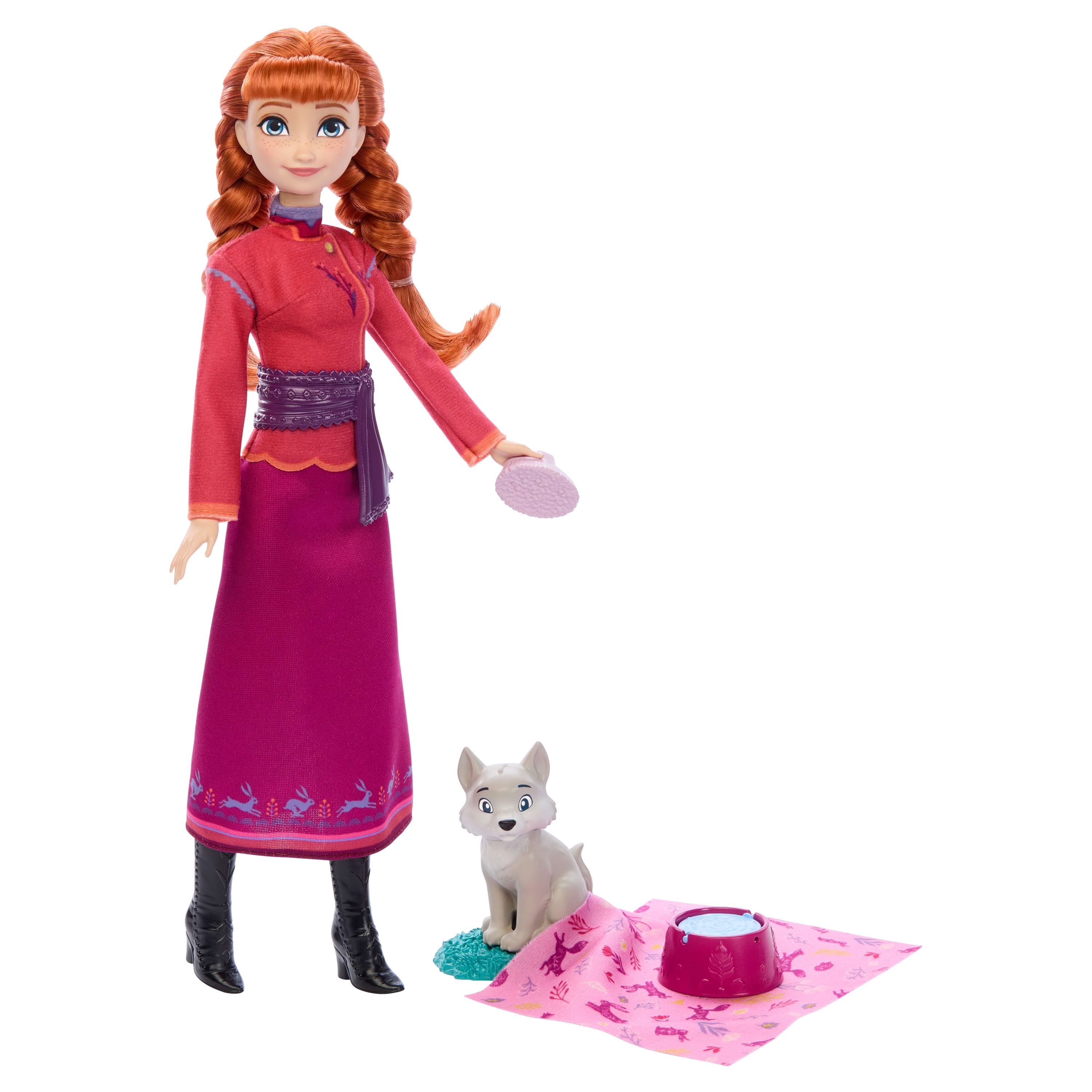 Disney La Reine des Neiges-Coffret Anna et le Louveteau-4accessoires