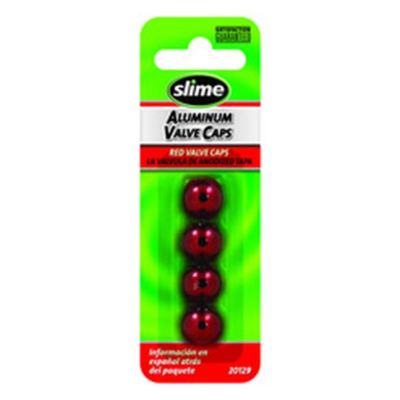 SLIME 20129 Bouchons de Valve, Rouge