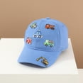 thumbnail image 2 of MIASHUI Kids Baseball Cap Toddler Embroidered Car Sun Hat Adjustable Trucker Hats,Blue,2-8 Years, 2 of 4