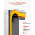 thumbnail image 4 of VEVOR Undercounter Ice Maker 66 Lbs/Day Built-in Ice Maker Machine w/ Reversible Door, 4 of 9