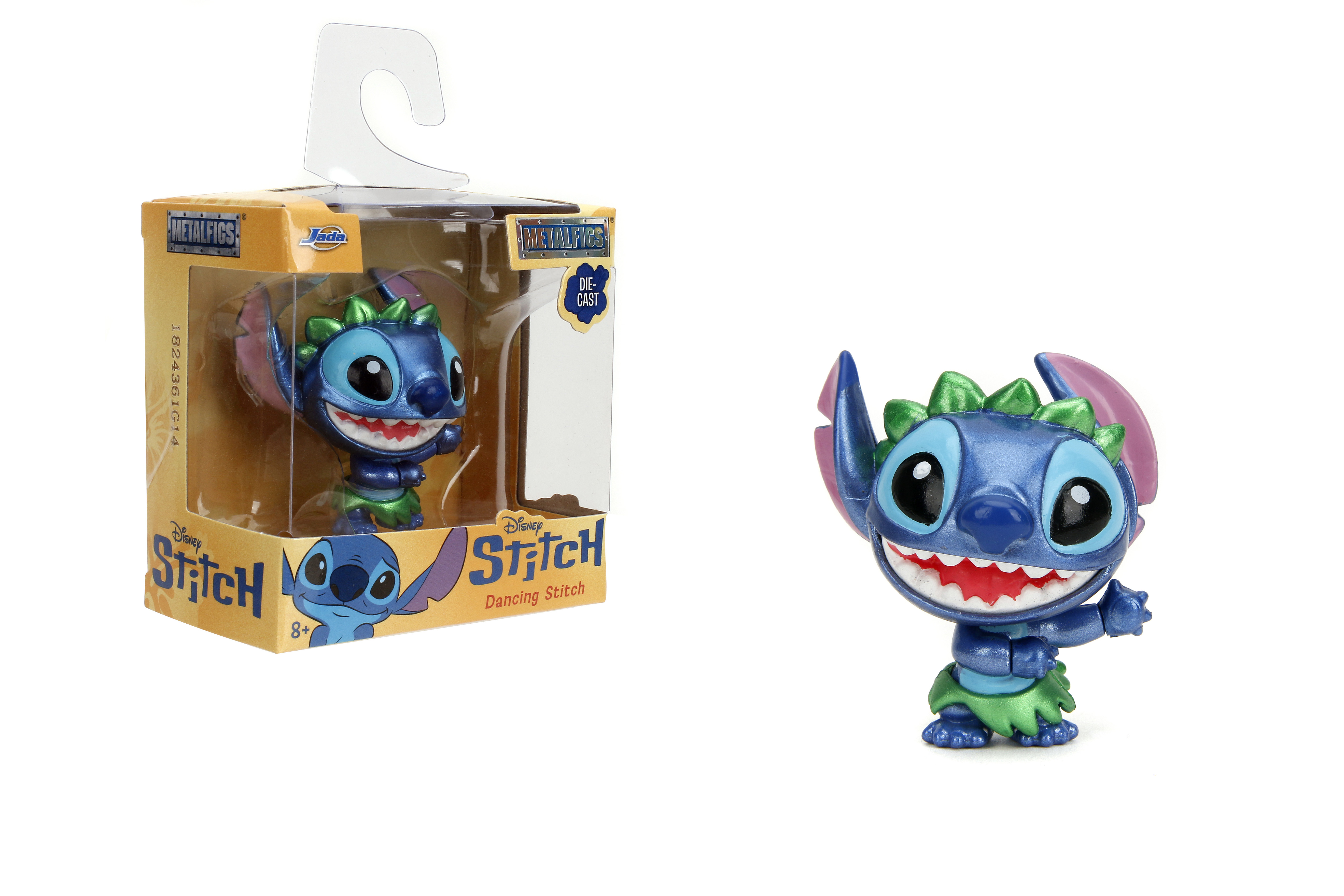 Figurine Disney Stitch Metalfigs (pack individuel) - Figurines en métal moulé sous pression de Jada Toys, échelle 2,5 pouces