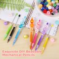 thumbnail image 2 of 12 PCS Beadable Mechanical Pencils, 0.7mm Beadable Pencils, Multi Color Mini Mechanical Pencils Drawing Pencils, Mechanical Small Pencils for Writing Drawing Sketching DIY Crafting, 2 of 5
