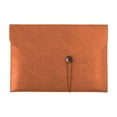 thumbnail image 2 of Clearance! Leather File Bag A4 File Bag Briefcase Button Business Office Storage Portable Large Capacity Folder Limited Time Deals Weekly Finds #63, 2 of 7