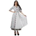 thumbnail image 1 of Moomaya Ensemble Kurta de Fête Indienne de Designer Ensemble Ethnique Robe Tunique Pantalon pour Femmes-3TG, 1 of 1