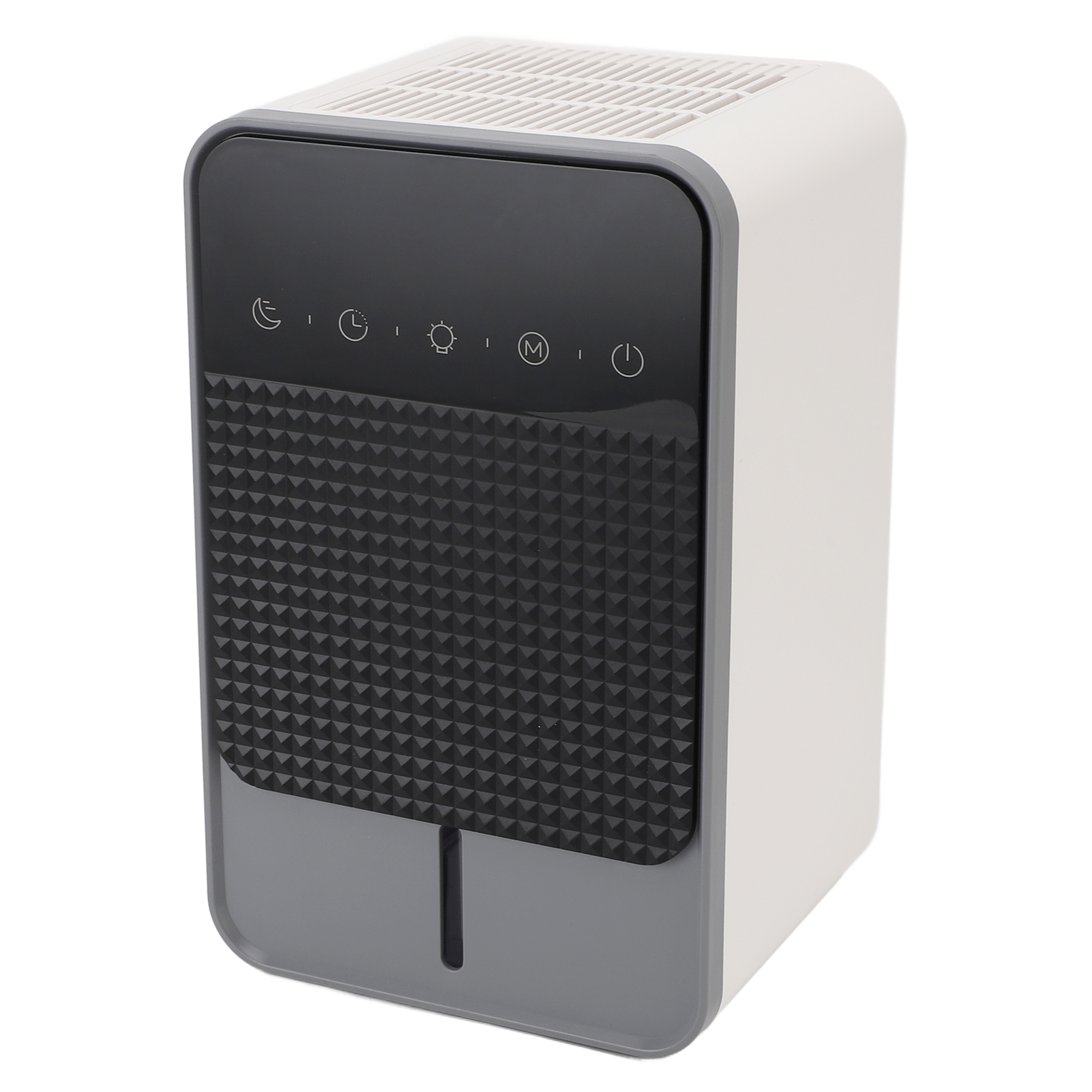 Home Dehumidifier, Auto Shut Off Defrost Function Timer Semiconductor Dehumidifier 7 Color Ambient Light  for Bedroom US Plug