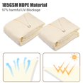 thumbnail image 4 of Yescom 2 Pack 20 Ft 97% UV Block Triangle Sun Shade Sail Canopy Cover Net Outdoor Patio, 4 of 10