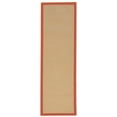 thumbnail image 1 of Athena Sisal & Burnt Orange 2'6" x 12' Runner, 1 of 6