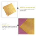 thumbnail image 3 of AMERTEER 600 Pcs Gold Aluminum Foil Packing Paper Food Baking Candy Wrappers Tea Packpack, 3 of 6