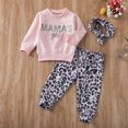 thumbnail image 3 of Tenues pour Bébés Filles : Chandail à Capuchon à Imprimé Léopard, Hauts, Pantalons, Leggings, Bandeau, 3 of 8