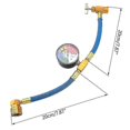 thumbnail image 4 of Auto Air Conditioner Ac R134a Refrigerant Charging 20cm+20cm Hose Gauge Banmo, 4 of 4