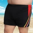 thumbnail image 4 of JDQJBZ Men's Fit Color Print Swim Shorts with Elastic Waist Drawstring, 4 of 4
