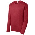 thumbnail image 1 of Gravity Threads Chandail Chiné à Manches Longues pour Hommes - Rouge Écarlate - 2X-grand, 1 of 1