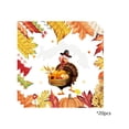 thumbnail image 2 of Thanksgiving Paper Plates Disposable Fall Harvest Party Supplies Pumpkin Leaves Design Autumn Dinnerware for Holiday Gathering Table Decor, 2 of 6