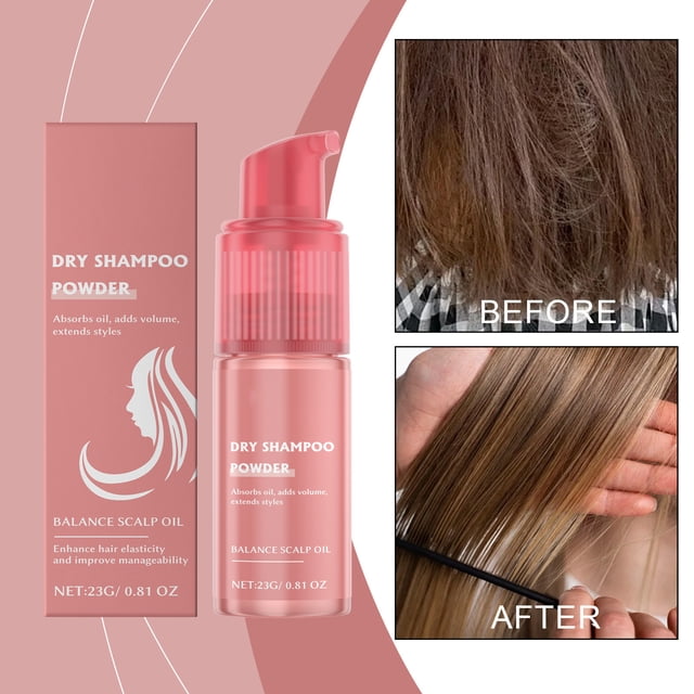 EGNMCR Poudre de Shampoing Sec Ingrédients Naturels 23 g Shampoing Sec