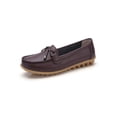 thumbnail image 3 of MAWCLOS Ladies Moccasins Comfort Nursing Shoes Slip On Resistant Loafers Bow Work Boat Shoe Coffee 5, 3 of 9