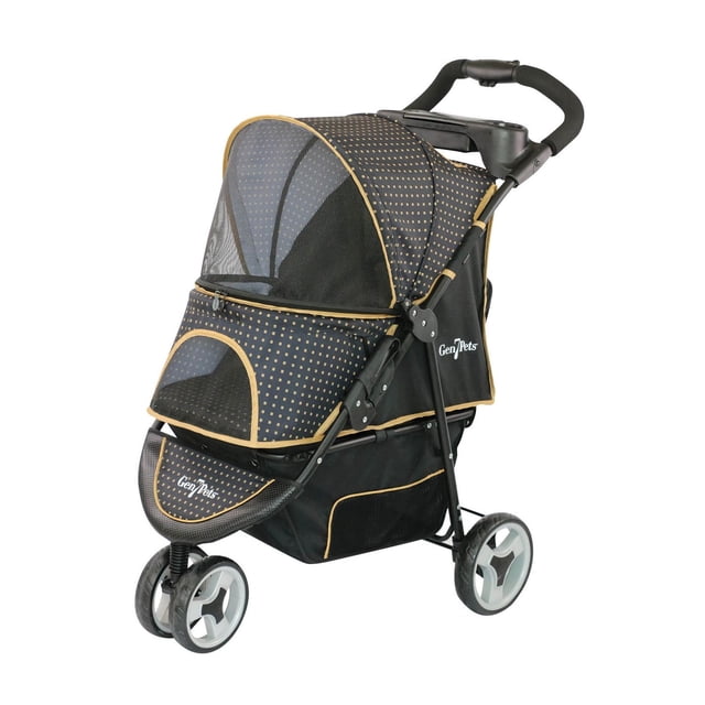 Gen7Pets Promenade Pet Stroller, Dog Stroller - Cat Stroller, Gold Nugget