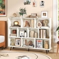thumbnail image 4 of Costway 10 Cube 55" Bookcase with 5 Metal Legs 2 Anti-tip Devices Display Cabinet Rack, 4 of 10