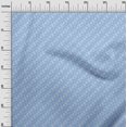 thumbnail image 3 of oneOone Georgette Viscose Medium Blue Fabric Chevron Sewing Craft Projects Fabric Prints By Yard 42 Inch Wide, 3 of 4