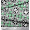 thumbnail image 2 of Soimoi Poly Georgette Fabric Mandala Kaleidoscope Print Fabric by The Yard 52 Inch Wide, 2 of 3