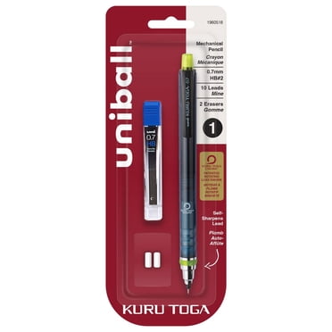 Kit de démarrage pour porte-mines uni® Kuru Toga, (0,7 mm) HB#2, 1 paquet