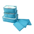 thumbnail image 2 of Fridja 6Pcs Compression Packing Cubes for Travel, Luggage Organizer Bags, Zipper Packing Cubes for Suitcases, 2 of 5