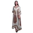 thumbnail image 1 of Phagun Kaftan pour Femmes à Motif Cachemire, Tenue de Détente de Vacances, Robe Maxi, Couvre-Maillot de Plage - 4X-5X, 1 of 4