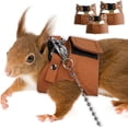 thumbnail image 4 of TIELUTT Squirrel Leash And Harness for Small Medium Large Adjustable Soft Mesh Vest No Reflective Strap for Walking Dog Leash Large Worry Dogs Small Puppy Leash Leather Dog Leash Large Leash for Big D, 4 of 5