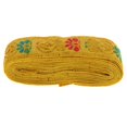 thumbnail image 1 of yuksok Ruban Jacquard 7M Ruban à Coudre Ruban Crochet Applique Ruban Coloré Jacquard Jaune, 1 of 8