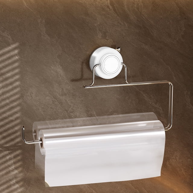 Toilet Paper Roll Rack Wall Mounted 180 Degree Rotation Easy Use For Bathroom Kitchen And Washroom
