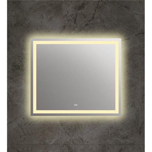 Chloe Lighting CH9M001BW28-LRT Speculo Miroir DEL Rétroéclairé 4000K, Blanc Chaud - 28 Po