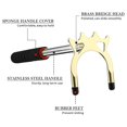 thumbnail image 3 of Retractable Billiard Cue Stick Bridge with 3Pcs Removable Brass Bridge Head Billiard Table Pool Cue Accessories,Gold,1 * High fork rod 1 * Low fork head 1 * Cross fork,gold, 3 of 7
