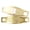 White | Impact Engraving, variant on MedicEngraved Yellow Gold Stainless Steel Custom Medical Alert Bracelet - 6mm Infinity Link
