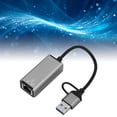 thumbnail image 4 of Adaptateur Type C vers Ethernet USB-C, Adaptateur USB A vers RJ45 Plug And Play, Adaptateur RJ45 pour Ordinateurs Portables, Téléphones Mobiles, Tablettes, 4 of 8