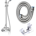thumbnail image 4 of Boyau de Douche en Acier Inoxydable 1,5 m avec Raccords Standard de 1/2 Po pour Raccord de Pomme de Douche à Valve, 4 of 6