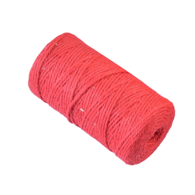 pitrice Corde de Chanvre Colorée en Jute Naturel pour Bricolage et Emballage