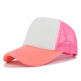 thumbnail image 1 of Mens and Womens Sponge Color Matching Simple Casual Peaked Cap Travel Holiday Sports Baseball Cap, 1 of 4