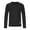 Black, variant on Cameland Long Sleeve T Shirt for Men Solid Color Lightweight Breathable Crewneck Tops Fall and Winter Base Shirt