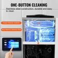 thumbnail image 4 of VEVOR Commercial Ice Cream Machine, 10.6 QT/H Yield, 1000W Single Flavor Countertop Soft Serve Ice Cream Maker, 4L Hopper 1.6L Cylinder, Touch Screen Auto Clean Pre-cooling, for Restaurant Snack Bar, 4 of 9