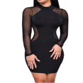thumbnail image 4 of Women‘s Bandage Bodycon Sleeveless Evening Party Cocktail Short Mini Dress, 4 of 5