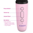 thumbnail image 2 of Kiddos LED Mini Karaoke Machine, Bluetooth Speaker with 2 Wireless Microphones, Pink, 2 of 10