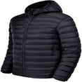 thumbnail image 3 of CNKOO Men‘s Down Jacket Hooded Packable Down Puffer Jacket Lightweight Water-Resistant Insulated Down Jacket, 3 of 5