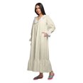 thumbnail image 2 of Moomaya Chemise de Nuit Boutonnée à Col Marin en Coton Imprimé pour Femmes, 2 of 5