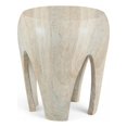 thumbnail image 1 of Meridian Furniture Moxie Travertine Concrete Indoor / Outdoor End Table, 1 of 7