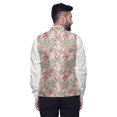 thumbnail image 4 of Atasi Floral Printed Wedding Jackets For Men Nehru Jacket Waist Coat For Festive Season-Medium, 4 of 6