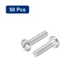 thumbnail image 3 of 304 Stainless Steel Machine Screws, 50 Pack M2x8mm Slotted Drive Pan Head Screw Bolts, 3 of 5